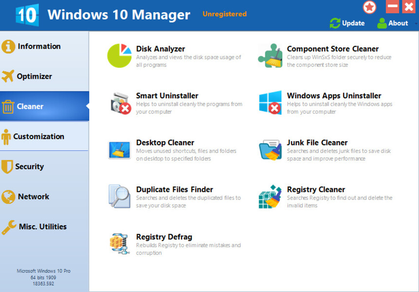 Windows 10 Manager Crack 3.8.6 with Keygen 2023 [Latest]