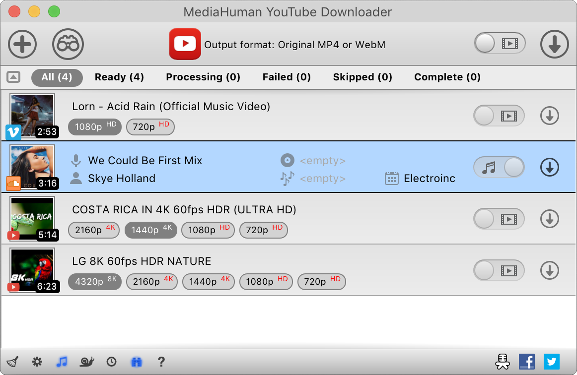 MediaHuman YouTube Downloader 4.1.1.32 With Crack[Latest]