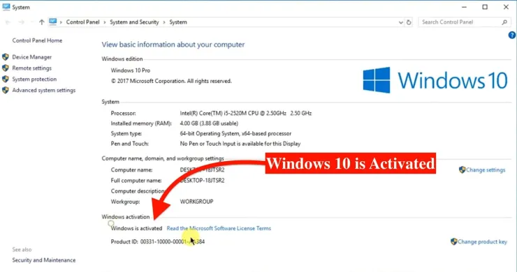 Windows 10 Permanent Activator